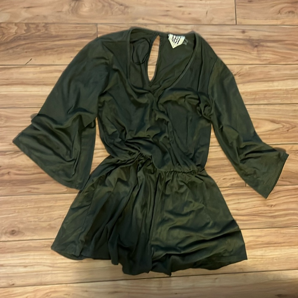 Rossmore Army Green Romper - Size M